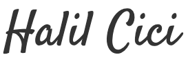 Signatur Halil Cici